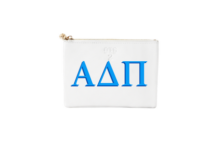 #2 White ADPi Pouch