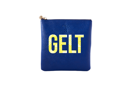 #3 Navy Gelt Pouch