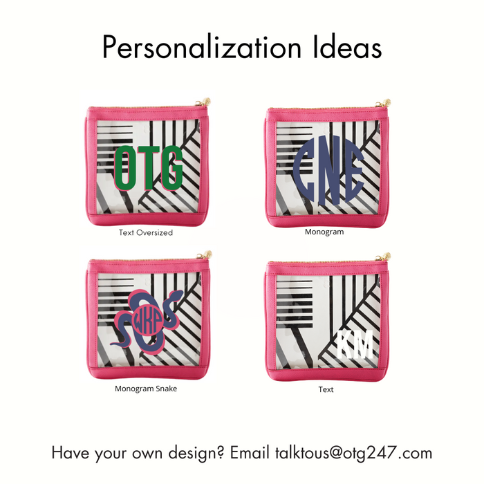 #3 Nudie Hot Pink Pouch – personalized image