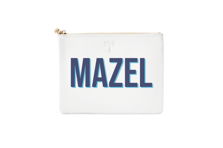 #4 White Mazel Pouch