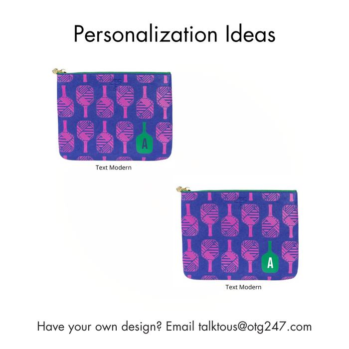 #4 Quincy Pickleball Pouch – personalized image