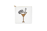 #3 White Apres Drinks Pouch