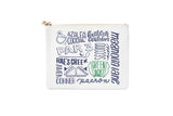 #4 White Masters Words Pouch