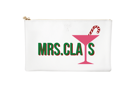 #5 White Mrs Claus Clutch