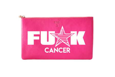 #5 Hot Pink F Cancer Clutch