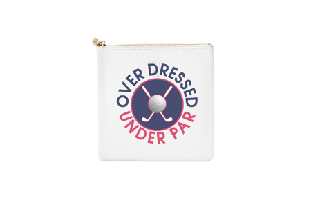 #3 White Over Dressed Pouch