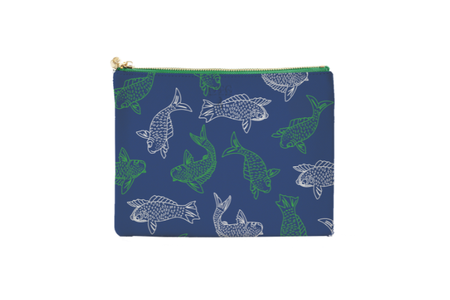 #4 Alexis Koi Navy Pouch