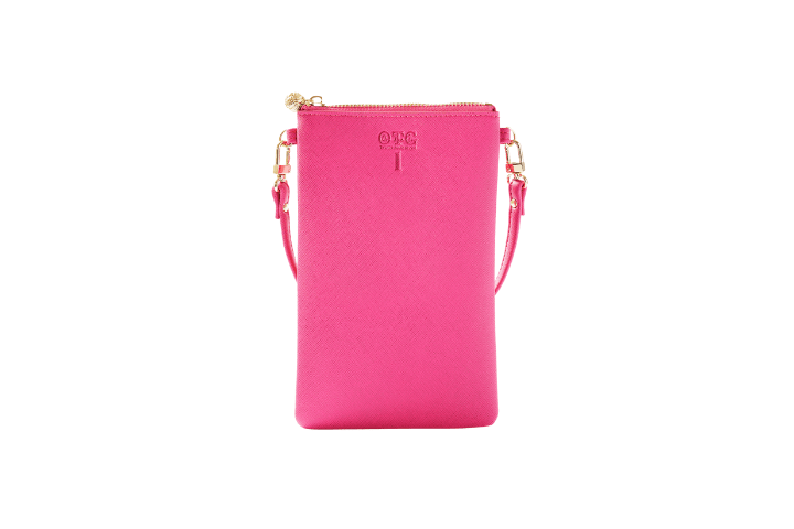 #1 Hot Pink Crossbody Wristlet