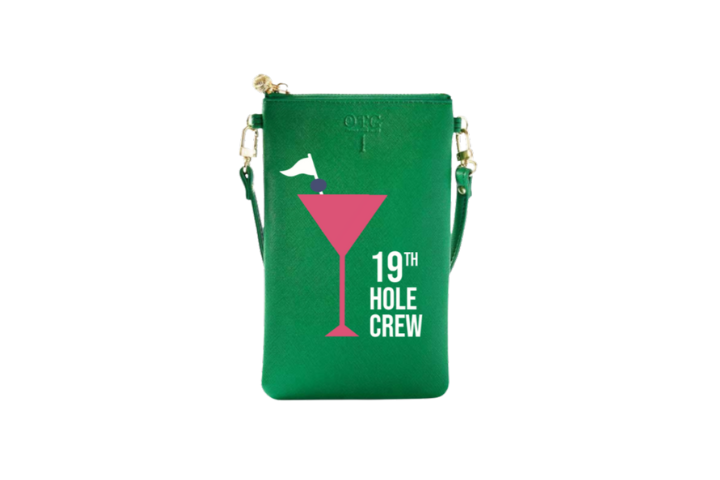 #1 Green 19th Hole Crew Crossbody Wristlet