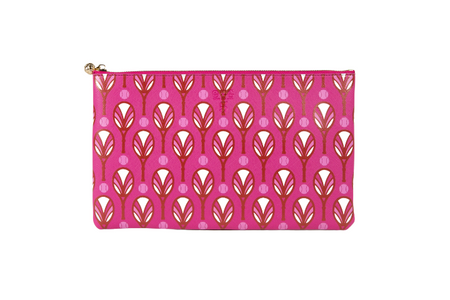 #5 Rose Racquet Clutch