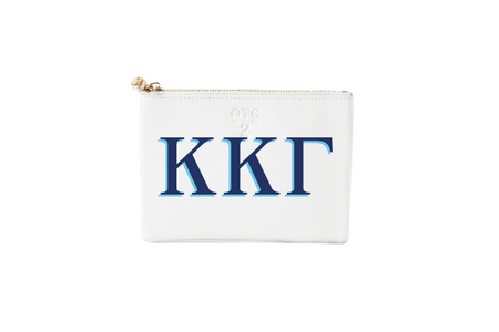 #2 Kappa Gamma White Pouch