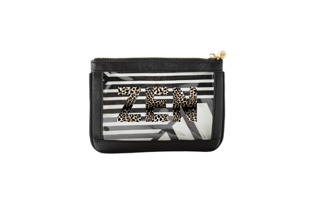 #2 Leopard Zen Nudie Black Pouch