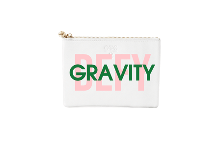 #2 White Defy Gravity Pouch