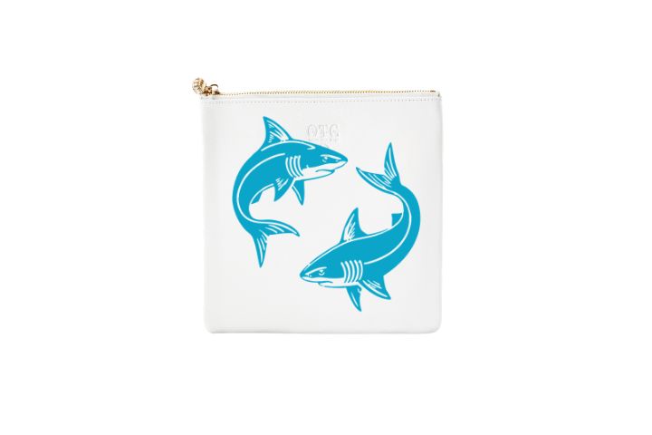 #3 White Shark Pouch