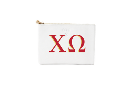 #2 ChiO White Pouch