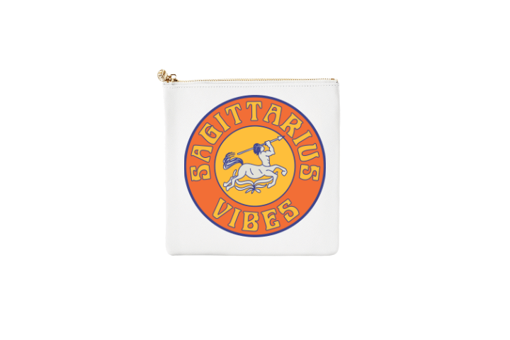 #3 White Sagittarius Pouch