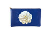 #5 Navy Peony Clutch
