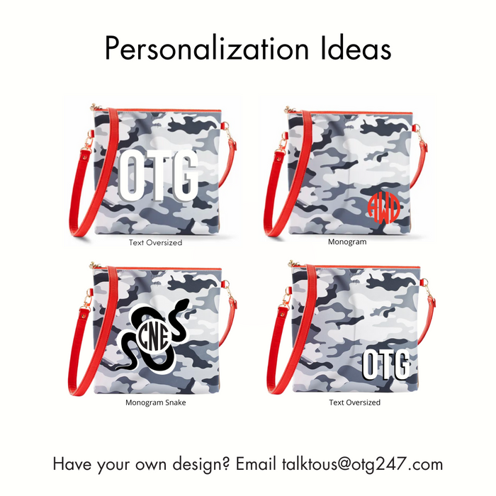#6 Abby Camo Crossbody – personalized image