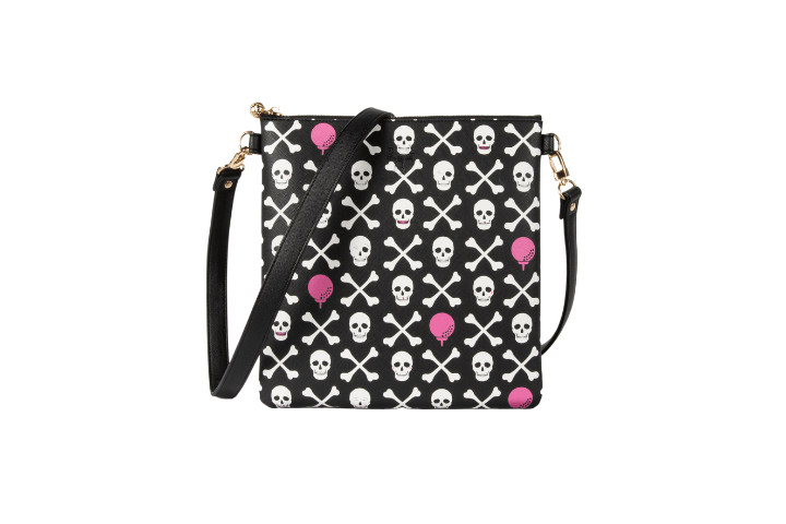 #6 Holly Skull Golf Black Crossbody