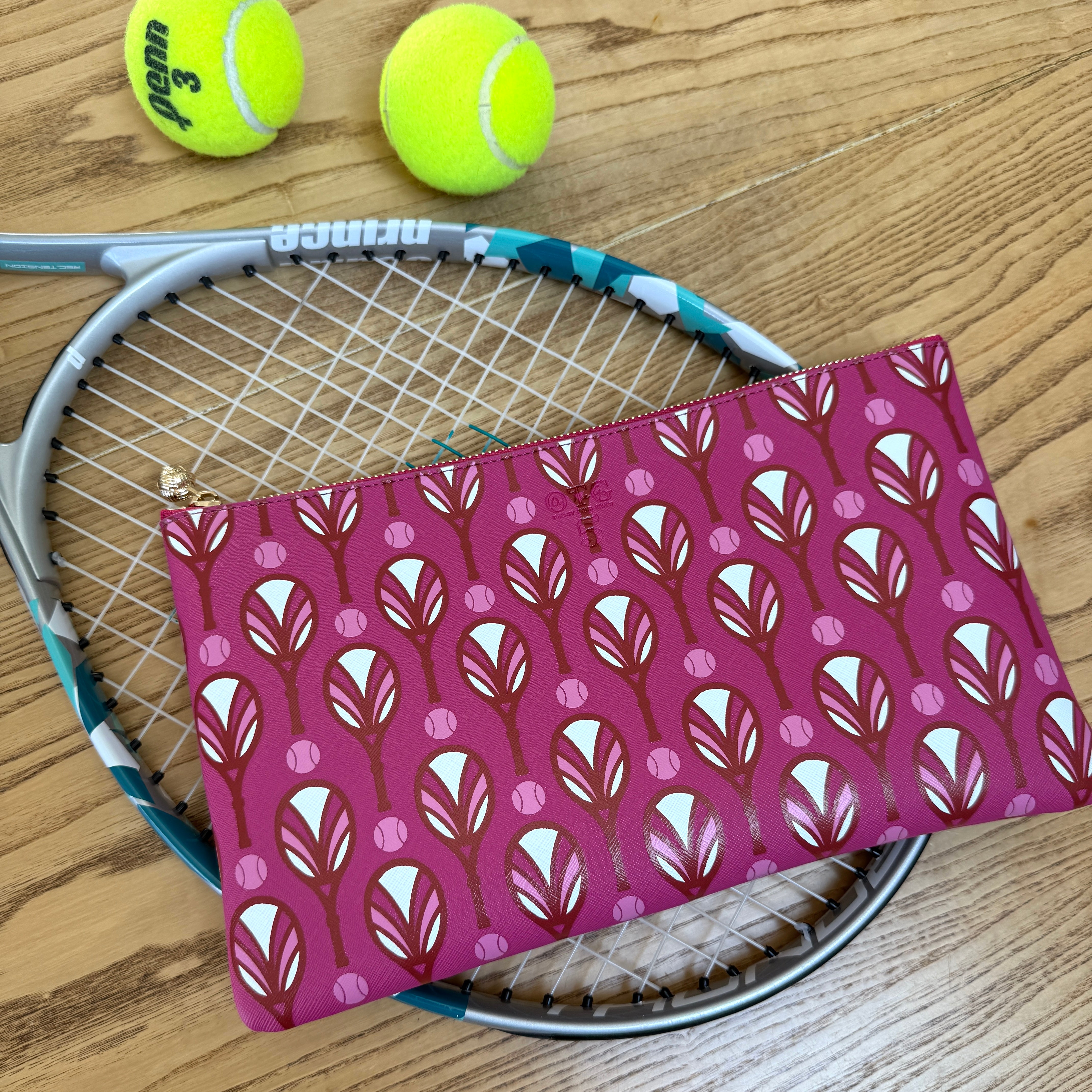 #5 Rose Racquet Clutch