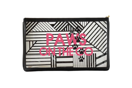 #10 Paws Black Nudie Pouch