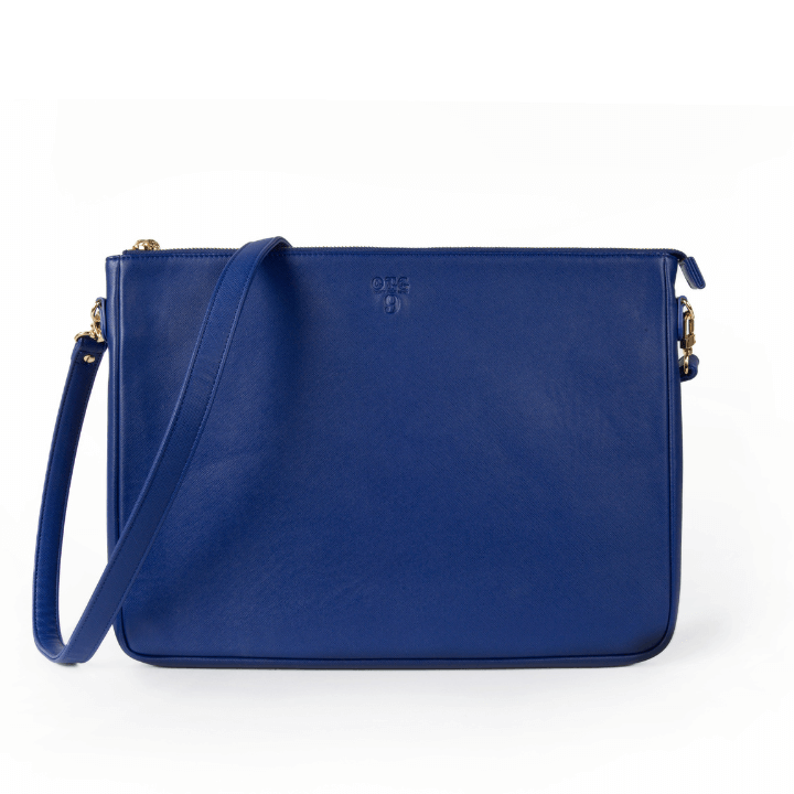 #9 Navy Padded Crossbody Techie