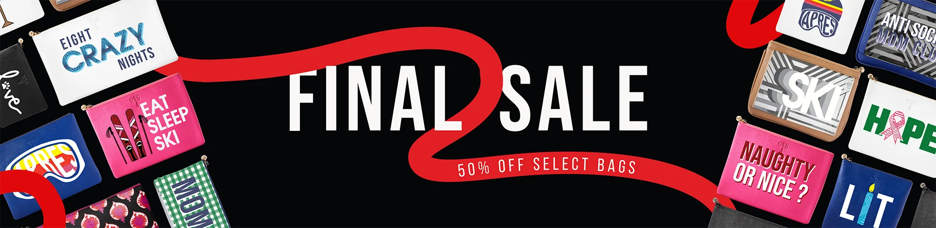 ONLINE MEGA SALE! 50% OFF SELECT BAGS!