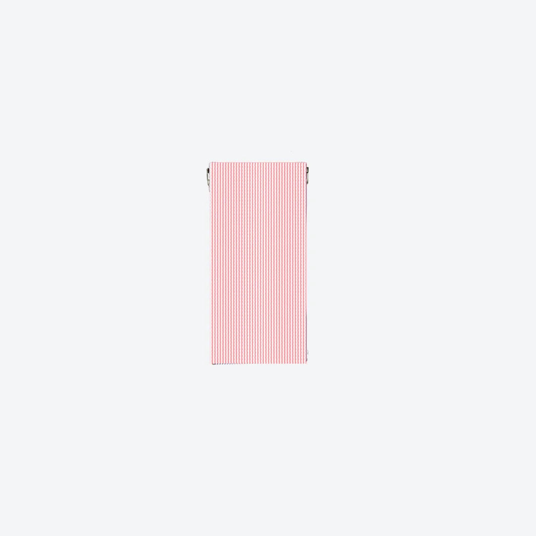 Glasses Case Piper Pinstripe Pink, front view