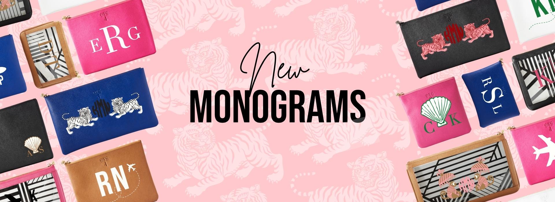 Promotional Banner For New Monogram Personalization Styles