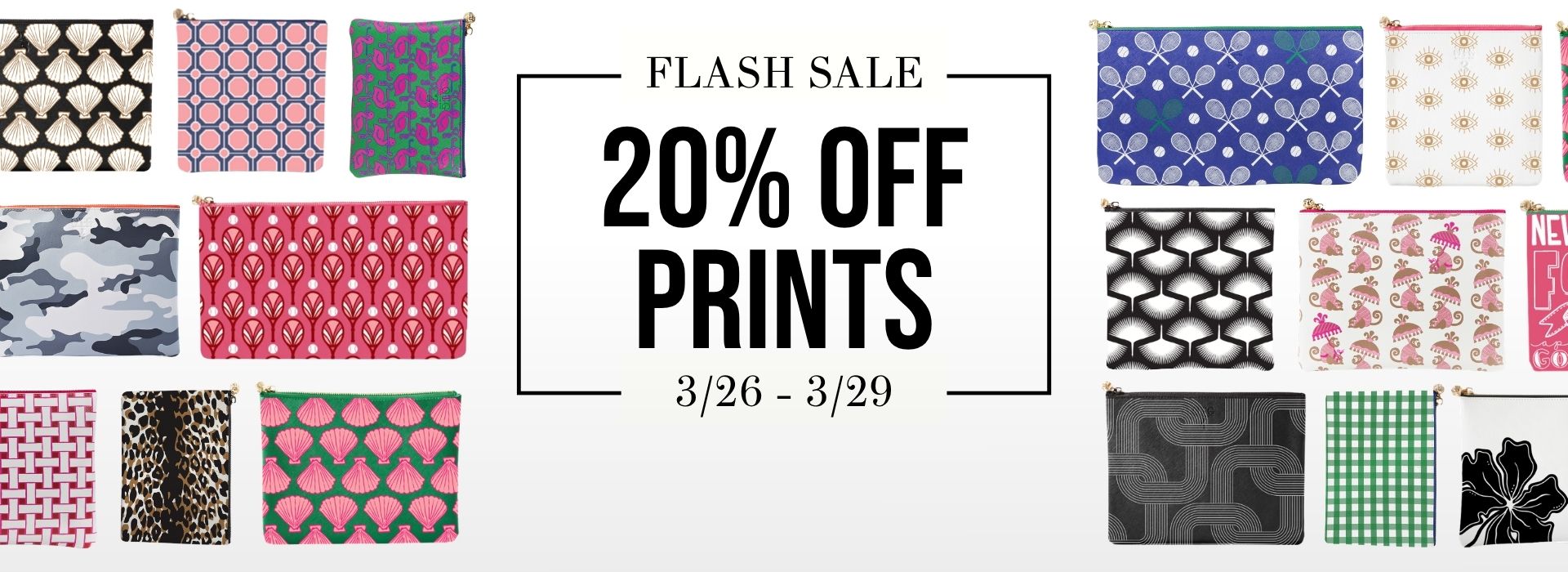 Promotional Banner For 20% Off Prints Deal