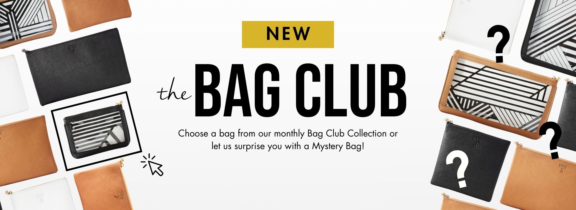Promotional Banner For The OTG Bag Club Subscription