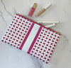 #5 Laura Weave Hot Pink Clutch
