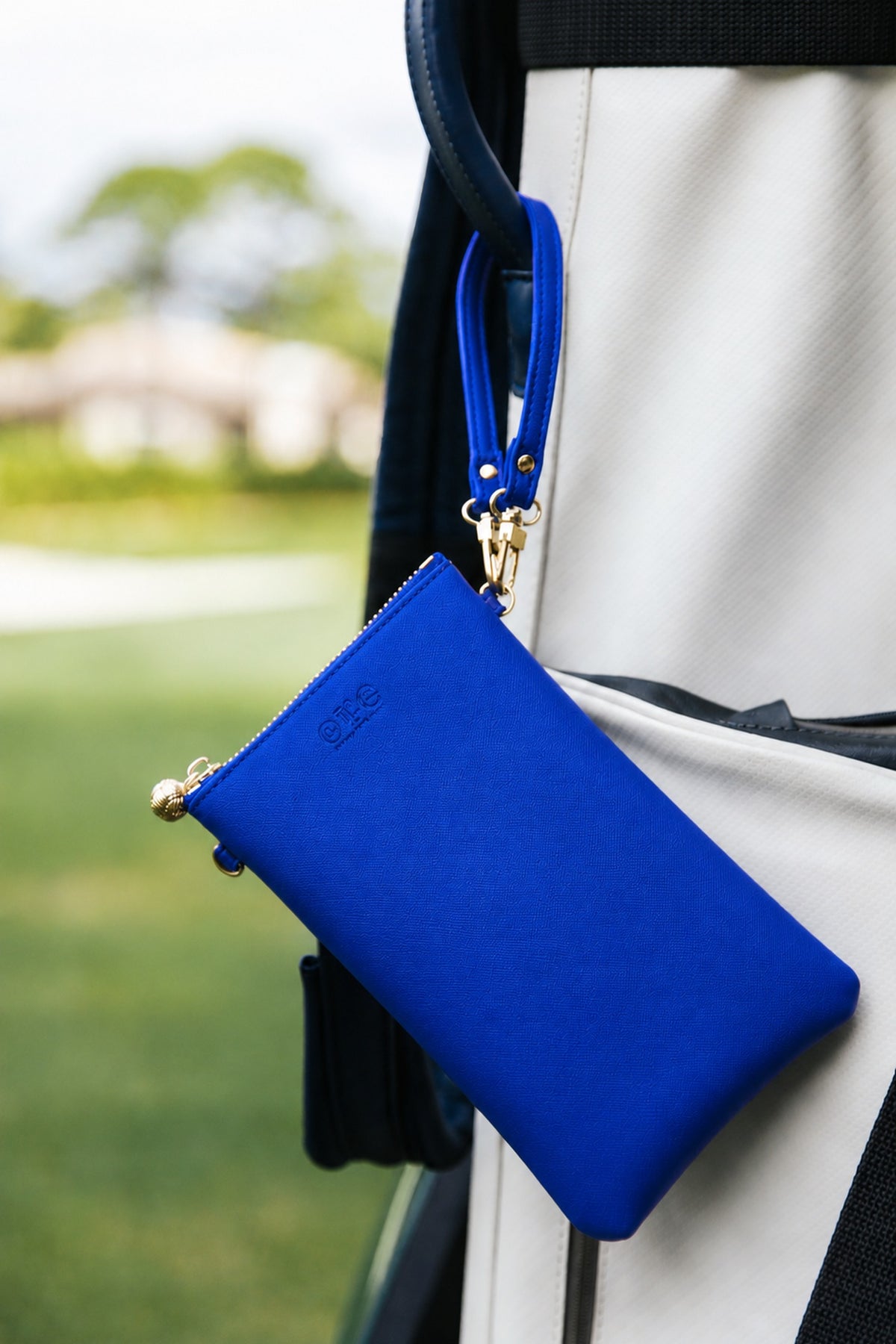 #1 Navy Crossbody Wristlet