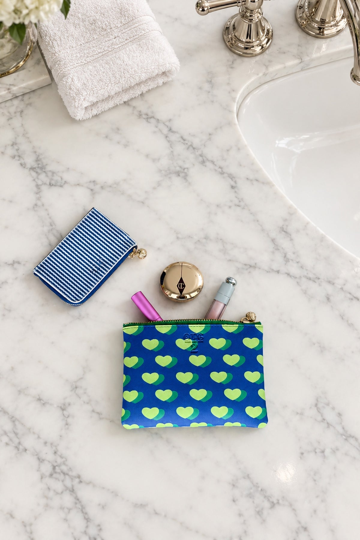 #2 Lisa Love Navy Pouch