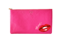 #5 Hot Pink Viv Lips Clutch