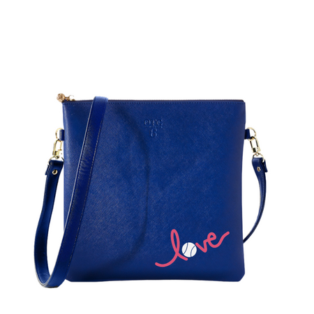 #6 Love Tennis Navy Crossbody