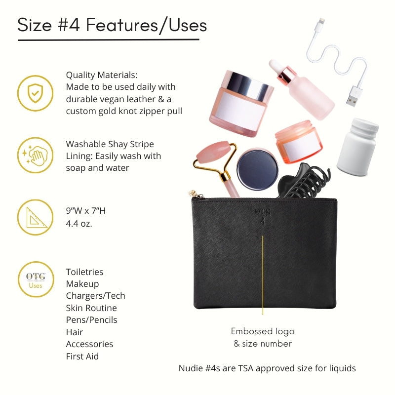 Black OTG247 #4 with features listed on left.
