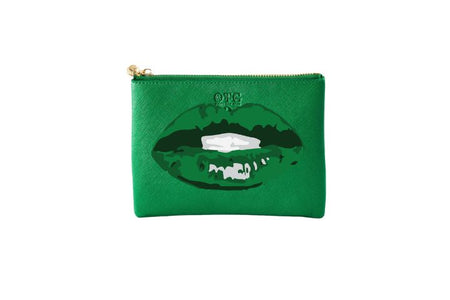 #2 Green Lips Green Pouch