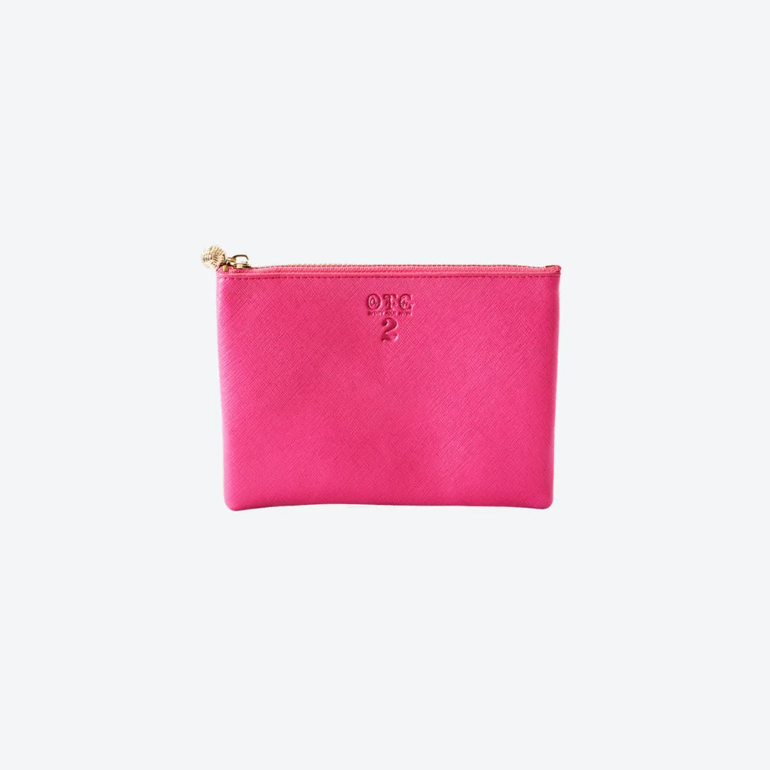 #2 Hot Pink Pouch, front view