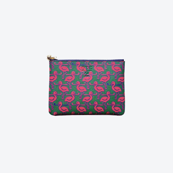 #2 Kate Flamingo Pouch, front view