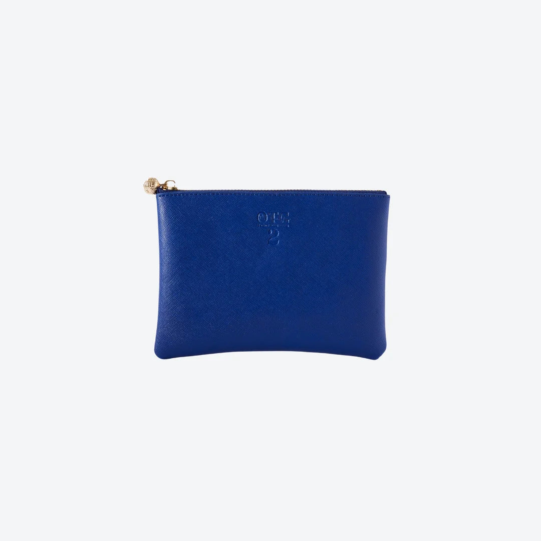 #2 Navy Pouch, front view