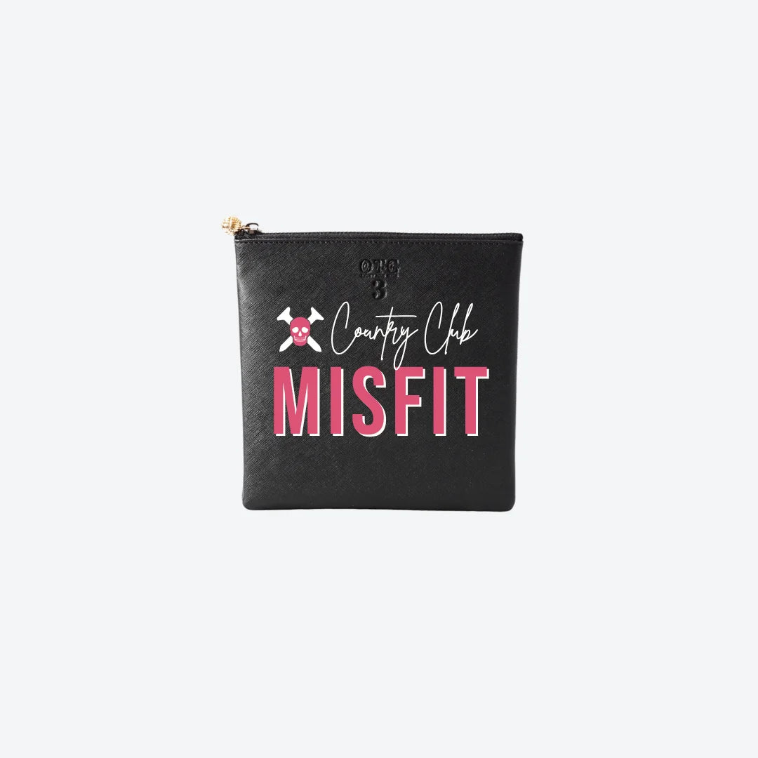 #3 Black Country Misfit Pouch, front view