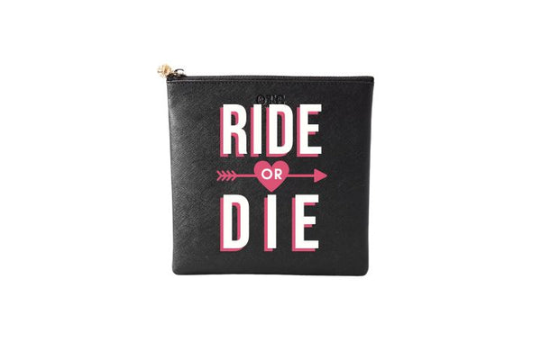#3 Black Ride Die Pouch