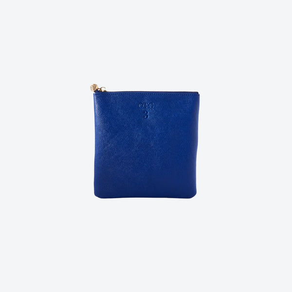 #3 Navy Pouch, front view
