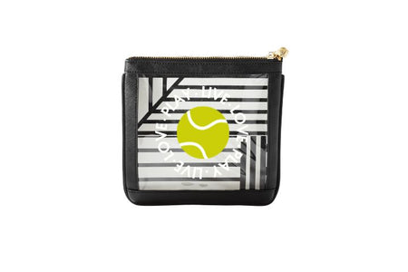 #3 Nudie Black Live Love Tennis Pouch