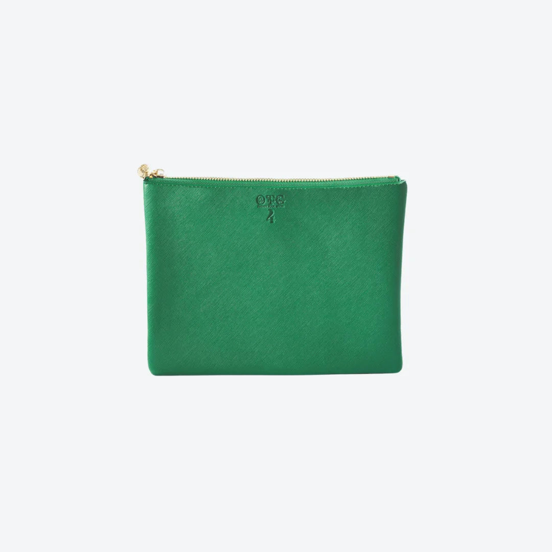 #4 Green Pouch, front view