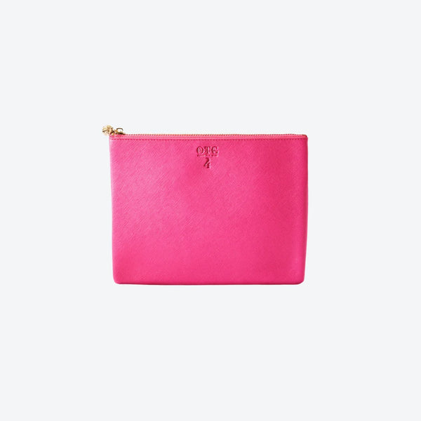 #4 Hot Pink Pouch, front view