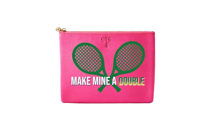 #4 Hot Pink Mine Double Pouch