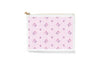 #4 Meeghan Nudie White Floral Pouch