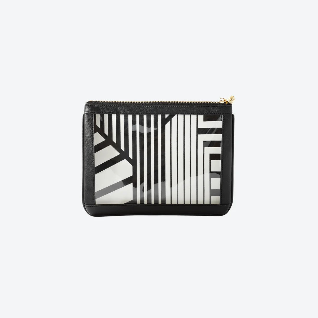 #4 Nudie Black Pouch, front view